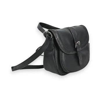 Bolso bandolera Vintage Mélanie Paris Negro