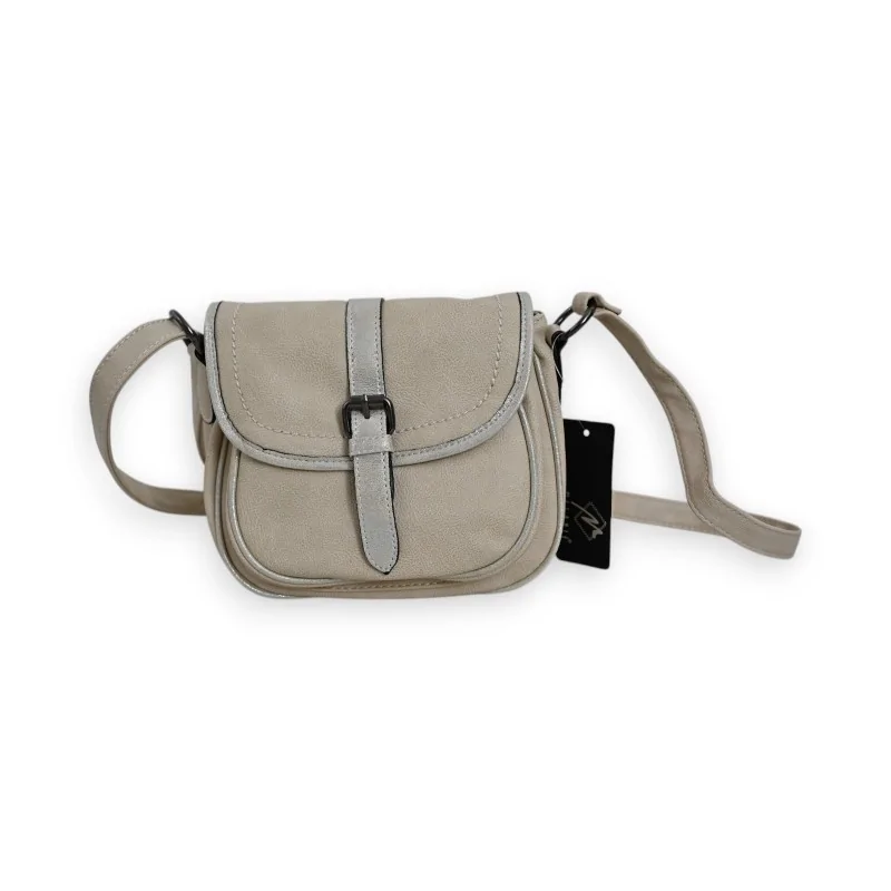 Bolso bandolera vintage Mélanie Paris beige