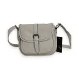 Melanie Paris Beige Vintage Shoulder Bag