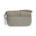 Melanie Paris Crossbody Bag Linen & Golden Faux Leather