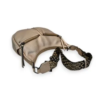 Sac bandoulière doré vintage avec bandoulière motif géométrique, style élégant M... Sac bandoulière doré vintage avec bandoulière motif géométrique, style élégant M...