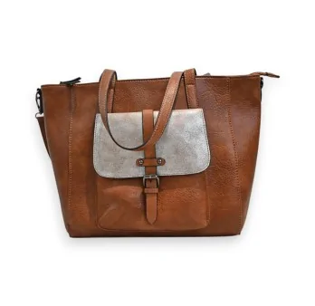 Bolso de Mano Mélanie Paris Classic Camel