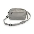 Bolso Bandolera Mélanie Paris Doble Bolsillo Beige