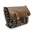 Bolso bandolera Mélanie Paris Leopardo Cobrizo