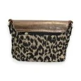 Bolso bandolera Mélanie Paris Leopardo Cobrizo