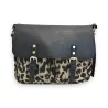 Bolso Bandolera Leopardo Negro Mélanie Paris