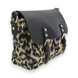 Black Leopard Crossbody Bag Mélanie Paris