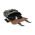 Bolso Bandolera Leopardo Negro Mélanie Paris