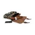 Melanie Paris Leopard Copper Crossbody Bag