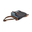 Melanie Paris Two-Tone Navy & Denim Crossbody Bag