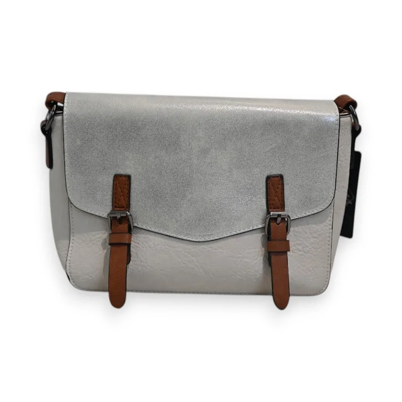 Bolso bandolera Mélanie Paris Elegancia Plateado