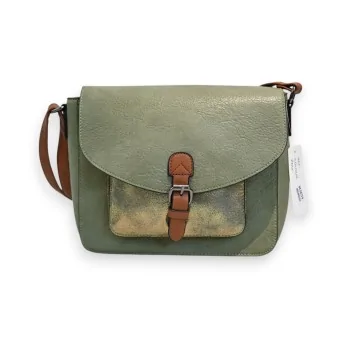 Bolso bandolera Mélanie Paris Olivia Verde Almendra