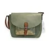 Melanie Paris Olivia Almond Green Crossbody Bag