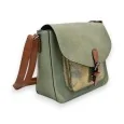 Melanie Paris Olivia Almond Green Crossbody Bag