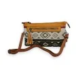 Ethnic shoulder bag Mélanie Paris mustard