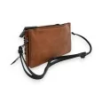 Melanie Paris Ethnic Tribal Camel Crossbody Bag