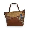 Bolso de mano Mélanie Paris Patchwork Camel