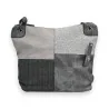 Bolso bandolera patchwork Mélanie Paris gris desgastado