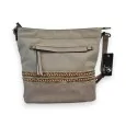 Sac Bandoulière Bohème Mélanie Paris Taupe