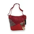 Borsa a Tracolla Patchwork Rossa Mélanie Paris