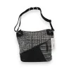 Borsa a tracolla Mélanie Paris Patchwork Nero & Grigio