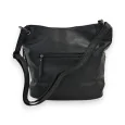 Bolso bandolera Mélanie Paris Patchwork Negro y Gris