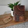 Small compact wallet made of cork