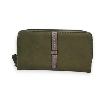 Elegante Geldbörse Khaki Mélanie Paris Elegante Geldbörse Khaki Mélanie Paris