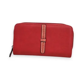 Elegante rote Geldbörse Mélanie Paris