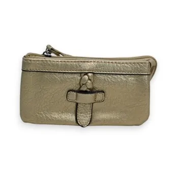 Goldene Brieftasche mit mehreren Fächern Mélanie Paris