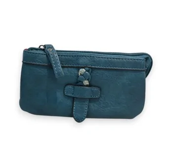 Cartera Multibolsillos Mélanie Paris Petróleo Cartera Multibolsillos Mélanie Paris Petróleo