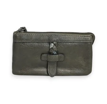 Mehrtaschige Geldbörse Mélanie Paris Khaki