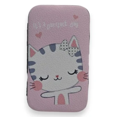 Kawaii Pink Cat Manicure Set 6 Pieces
