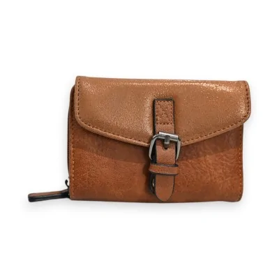 Portefeuille Compact Camel Mélanie Paris Portefeuille Compact Camel Mélanie Paris