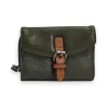 Cartera Compacta Caqui Mélanie Paris