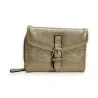 Cartera Compacta Dorada Brillante Mélanie Paris