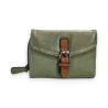 Kompakte Brieftasche in Mandelgrün von Mélanie Paris
