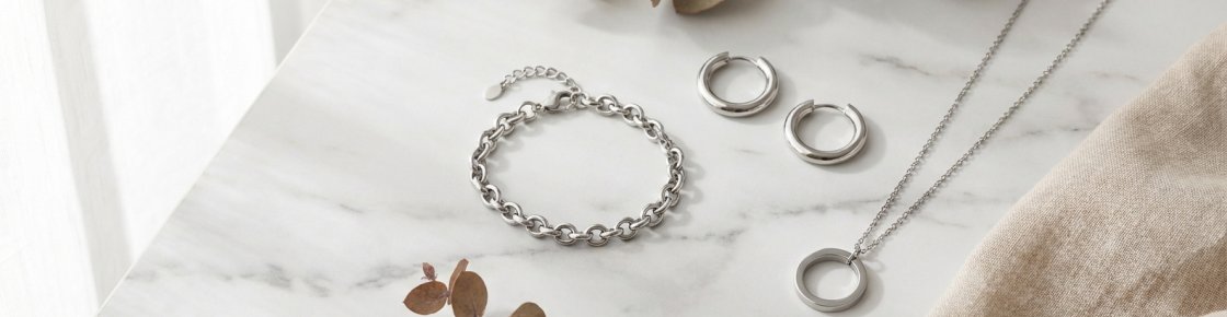 Bijoux en acier inoxydable portés au quotidien, résistants et hypoallergéniques