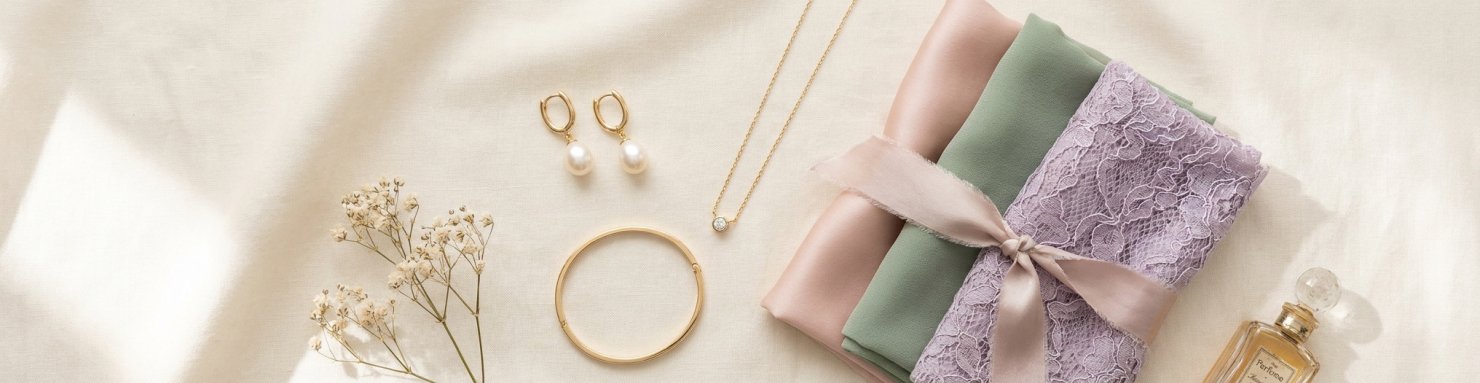 Accessoires bijoux mariage invitée assortis à une tenue pastel
