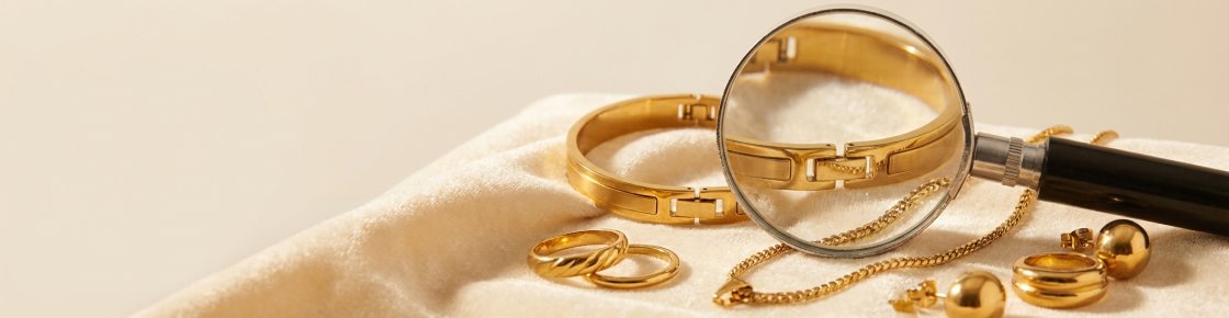 Choisir des bijoux fantaisie de qualité : gros plan sur finitions acier inoxydable doré