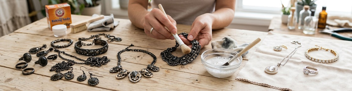 M&eacute;thodes naturelles pour nettoyer bijoux fantaisie noircis