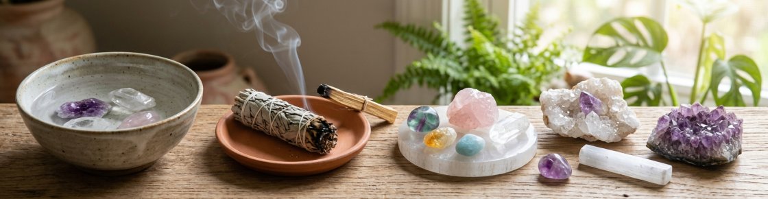 Entretenir purifier et recharger ses pierres de lithothérapie