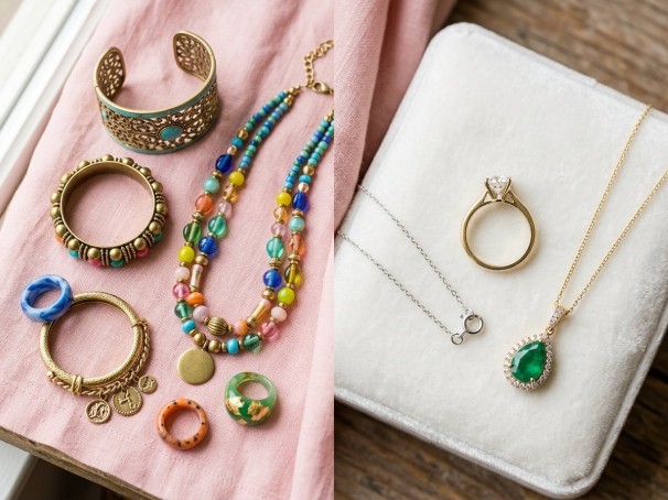Quelle différence entre bijoux fantaisie et bijoux précieux : guide complet